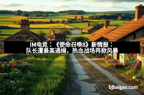 IM电竞：《使命召唤8》新情报：队长遭最高通缉，热血战场再掀风暴